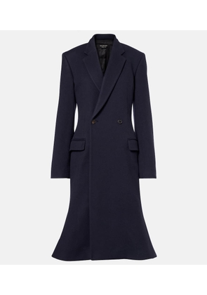 Balenciaga Godet wool coat