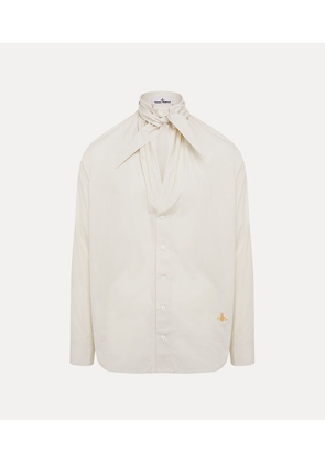 Vivienne Westwood Now Shirt Org. Cotton Poplin Ivory 46 Men