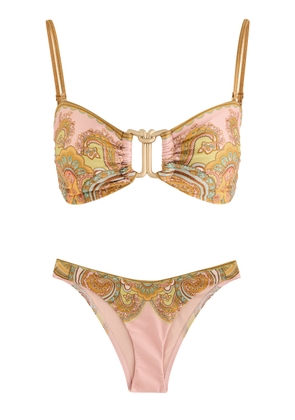 Zimmermann Maxine Printed Bikini - Multi Print - 3 (UK 14 / L)