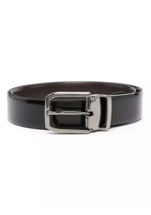 Boggi Milano reversible leather belt - Black