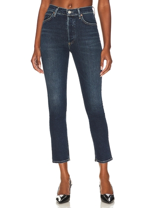 AGOLDE Nico High Rise Slim Jeans in Denim-Dark. Size 33. Also in 34.