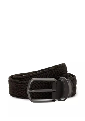 Boggi Milano herringbone belt - Brown
