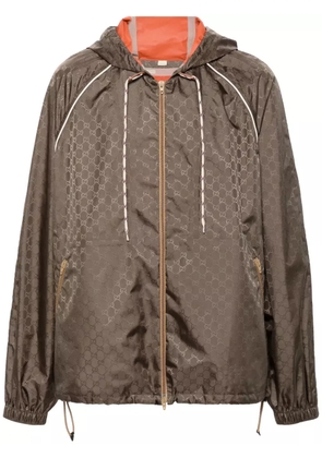 Gucci GG zip jacket - Brown
