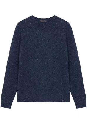 Brooks Brothers speckled crew-neck sweater - Blue