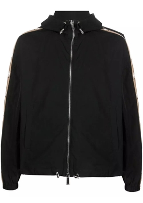 DSQUARED2 contrast-panel lightweight jacket - Black