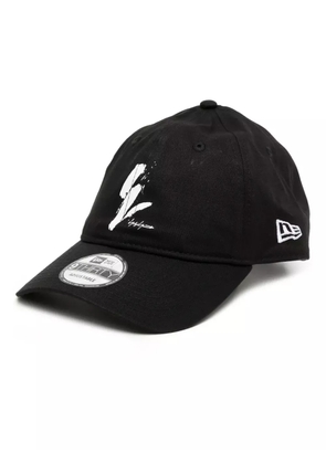 Yohji Yamamoto logo-print baseball cap - Black