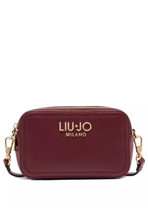 LIU JO small logo-plaque cross body bag - Red