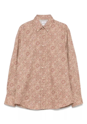 Brunello Cucinelli paisley-print shirt - Brown
