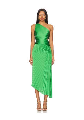 A.L.C. Dahlia Dress in Green. Size 2. Also in 0, 10, 6.