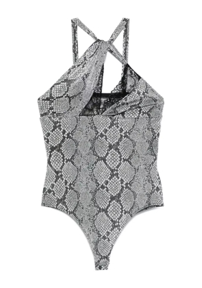 Coperni asymmetric bodysuit - Grey