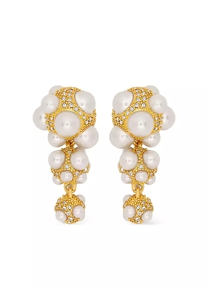 Oscar de la Renta dangling earrings - Gold