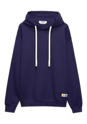 MSGM cotton hoodie - Blue