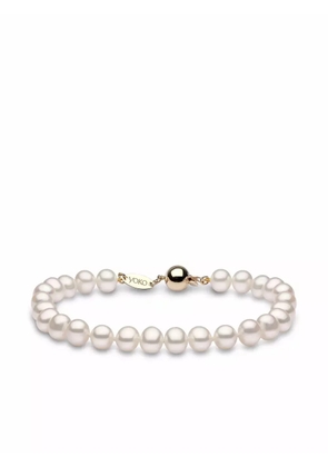 Yoko London 18kt yellow gold Classic 6mm Freshwater pearl bracelet