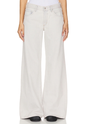 AGOLDE Clara Wide Leg Jeans in White. Size 31. Also in 32.