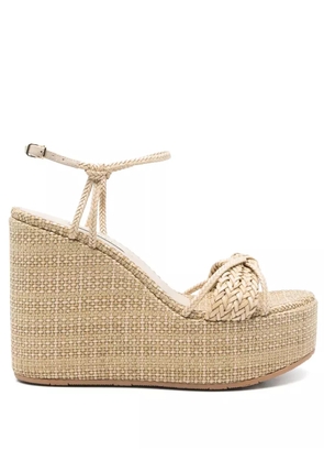 Casadei wedge sandals - Neutrals