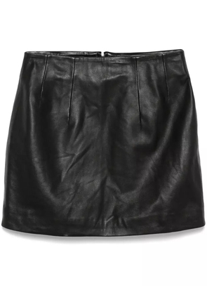 REMAIN leather mini skirt - Black