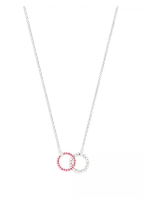 Officina Bernardi 18kt white gold Moon Eden ruby necklace - Silver
