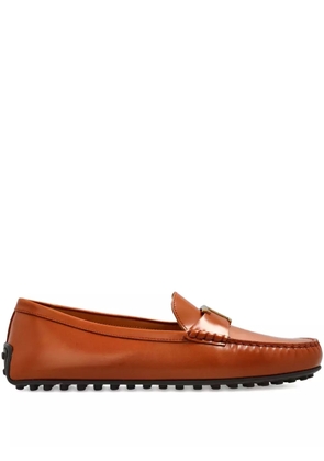 Tod's T Timeless leather loafers - Brown