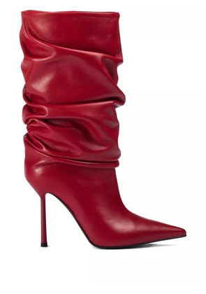 Le Silla 100mm Bella stiletto boots - Red