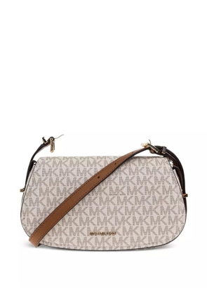Michael Kors small Lydia monogram cross-body bag - Neutrals