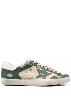 Golden Goose Super-Star mesh panelled sneakers - Neutrals