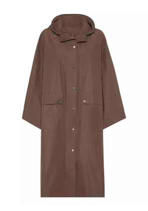 Brunello Cucinelli oversized parka - Brown