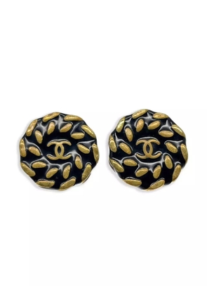 CHANEL Pre-Owned 1997s Nautical clip-on earrings - Gold