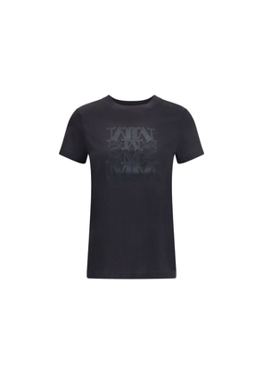 Max Mara Embroidered monogram T-shirt - L