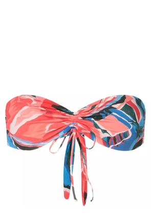 Clube Bossa Percy graphic-print bikini top - Blue