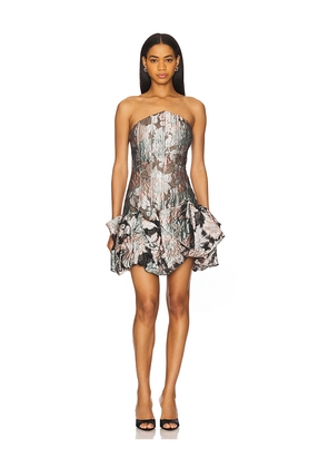 ELLIATT Dahlia Mini Dress in Charcoal. Size M. Also in L.