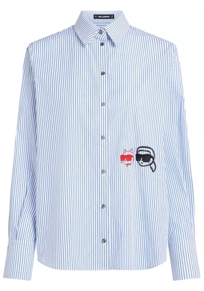 Karl Lagerfeld Ikon duo print shirt - Blue