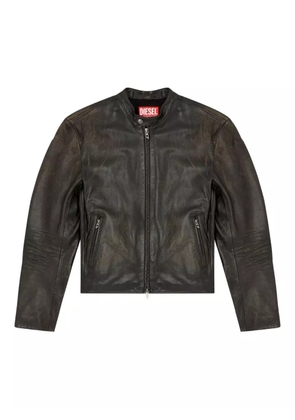 Diesel L-Carver leather jacket - Brown