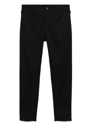 Dolce & Gabbana logo-embroidered trousers - Black