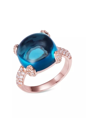 Anabela Chan 18kt rose gold vermeil Sugarloaf topaz ring - Pink