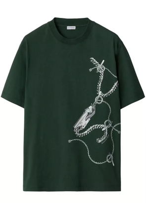 Burberry Knight Hardware cotton T-shirt - Green