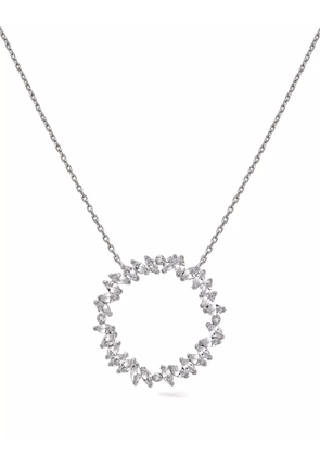 Lark & Berry 14kt white gold Veto diamond necklace - Silver