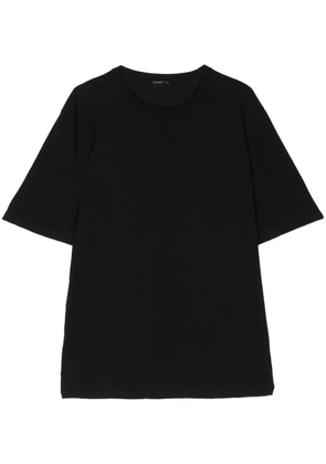 Transit round-neck cotton T-shirt - Black