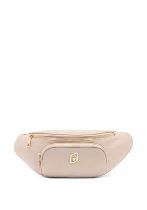 LIU JO medium logo-plaque belt bag - Neutrals