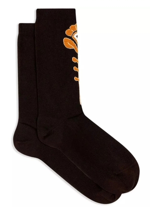 ETRO jacquard cotton socks - Black