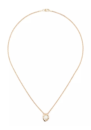Fie Isolde 14K yellow gold Alfa diamond necklace