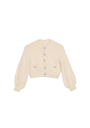 Bardot Junior Sophia Cardi in White. Size 4/5. Also in 6/7.