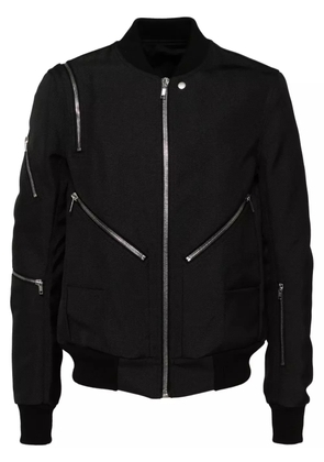 Rick Owens zip-detaining bomber jacket - Black