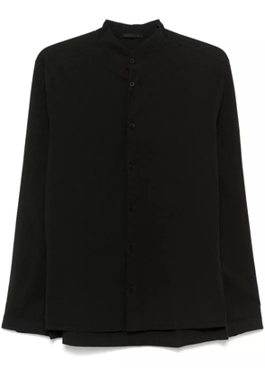 Transit band-collar shirt - Black
