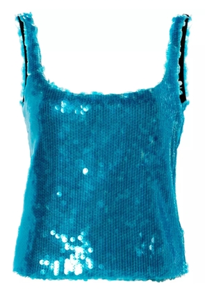 16Arlington Hornet sequinned tank top - Blue