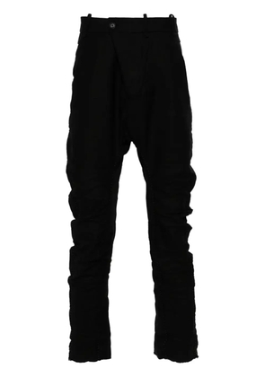 Masnada distressed-effect trousers - Black
