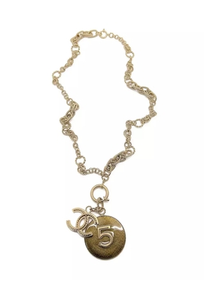 CHANEL Pre-Owned 2013s Chanel No.5 pendant necklace - Gold