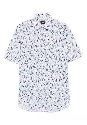 BOSS graphic-print shirt - White