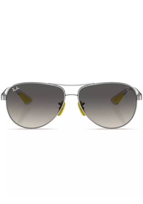 Ray-Ban gradient-lenses aviator-frame sunglasses - Silver