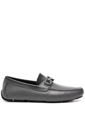 Ferragamo leather loafers - Grey