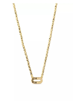 Officina Bernardi 18kt yellow gold Dea diamond necklace